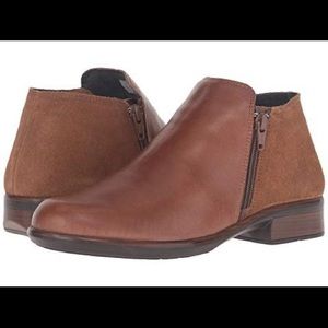 Naot Helm Bootie - Maple Brown Size 9